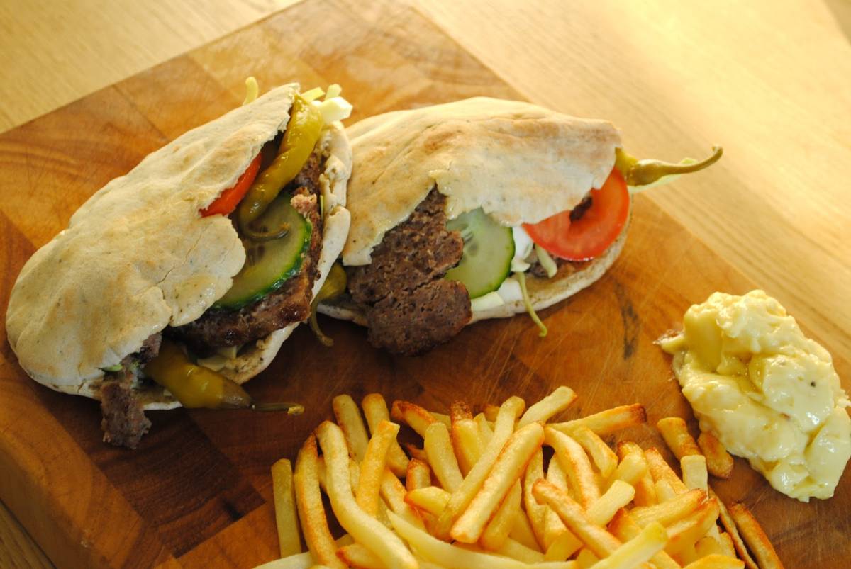 Doner Meat Kebab & Chips
